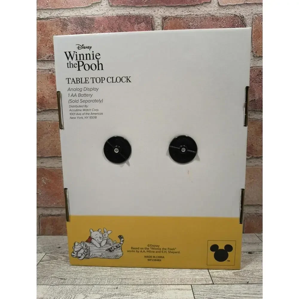 Disney Winnie The Pooh Table Top Analog Faced Clock 6